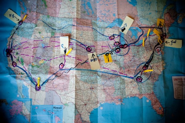 Farm Together Now research travel routes